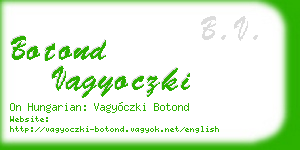 botond vagyoczki business card